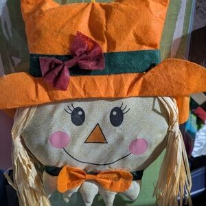 Wall Hanging: Scarecrow with Orange Hat